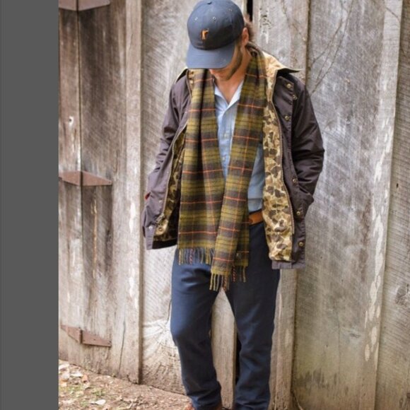 Ball and Buck Size M The Angler’s Shirt Cotton Linen blend Blue and white - Picture 16 of 16